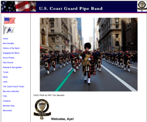 uscgpipeband.org: USCG Pipe Band
U.S. Coast Guard Pipe Band