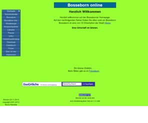 bosseborn.info: Herzlich Willkommen in Bosseborn
