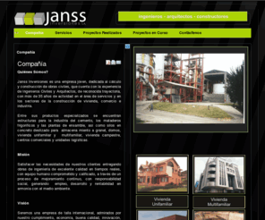 janss.com.co: Compañía
Janss Inversiones S.A. - Ingenieros - Arquitectos - Constructores