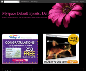 myspace-defaultlayouts.com: Myspace Default layouts , Default Layouts
Myspace default layouts with code for free download. Simple and cool black, yellow and plain default layouts.