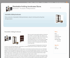 stackablefoldingbookcases.net: Stackable folding bookcase Store.
If you find the best stackable folding bookcase. It is very useful equipment that you can use anywhere by folding it to move to other places or room. Stackable folding bookcase is proper for keeping books which depends on your book size.