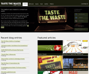 tastethewaste.com: Home → TASTE THE WASTE
