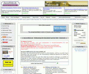 duessellinks.de: duessellinks.de - Webkatalog für Düsseldorf und die Welt - Startseite
duessellinks.de - Der Allround-Webkatalog. Melden Sie kostenlos Ihre Seite bei uns an. Zusätzlich bieten wir regionale Kategorien für Düsseldorfer Webseitenbetreiber an.