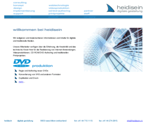 heidisein.ch: heidisein - digitale gestaltung
