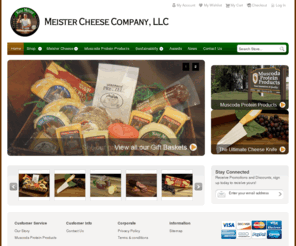 meistercheese.com: Meister Cheese Company :: Home page
a premier manufacturer of award-winning specialty cheeses conceived, created, and packaged at our state-of-the-art facility in beautiful Southwestern Wisconsin—America’s Dairyland!