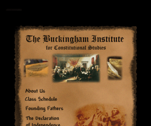 buckinghaminstitute.com: BuckinghamInstitute
The Buckingham Institute For Constitutional Studies Homepage