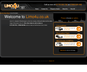 limo4u.co.uk: Limo4u.co.uk
Limo Hire Services in UK covering all areas of UK including Peterborough, London, Manchester