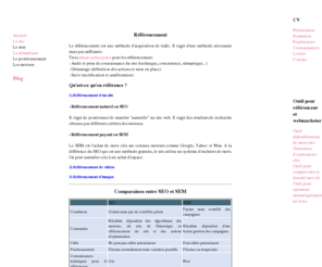 referenceur-seo.com: Cv webmarketing: Webmarketer et référenceur SEO SEM -Claire Kaly Nai
Référenceur webmarketer : CV de Claire Kaly Nai avec expériences en référencement et webmarketing.   