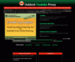 unblockyoutubeproxy.org: FREE YOUTUBE PROXY YOUTUBE UNBLOCK YOUTUBE UNBLOCKED PROXY SITES | BYPASS ANONYMOUS