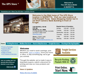 upsstoremarietta.com: The UPS Store - MARIETTA, GA
                            - Home
