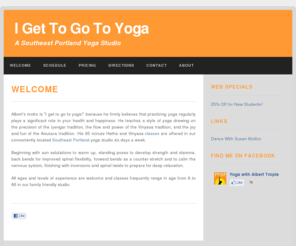 igettogotoyoga.com: I Get To Go To Yoga › Welcome
Vinyasa and hatha yoga studio in Southeast Portland, OR. Offering yoga classes 6 days a week. 