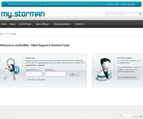 mystorman.com: myStorMan - The Client Support & Services Portal for StorMan users
Welcome to the Client Support & Services Portal for StorMan users - called myStorMan.