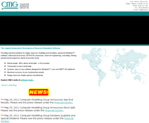 cmgroup.com: Computer Modelling Group Ltd.
Computer Modeling Group