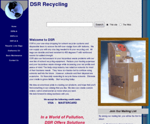 dsr-recycling.com: DSR Recycling
solvent recycling unit and accessories