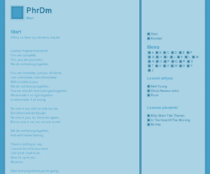 phr33d0m.info: Start |-| PhrDm
 Start - PhrDm, nowosci