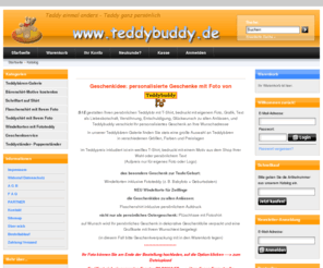 teddybuddy.de: www.teddybuddy.de Teddybaeren einmal anders mit Foto-T-Shirt und Wunschtext
Fototeddy, Foto-T-Shirt, Name, Wunschtext bedruckt, ganz persoenliches Geschenk