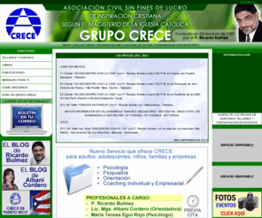 crecedevenezuela.org: BIENVENIDOS A GRUPO CRECE
Desarrollado por Webglobalonline.com empresa dedicada al diseño de proyectos web, ubicada en Valencia Estado Carabobo Venezuela. Telefonos de contacto 0414-472.44.39 y 0412-490.61.68 Director General Oscar Salazar