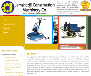 jcmcindia.com: Construction Equipment - Building Construction Equipment, Road Construction Equipment, Construction Equipment Manufacturer and Exporter from jcmcindia.com
Construction Equipment - We are manufacturer of construction equipment such as building construction equipment, road construction equipment, construction equipment manufacturer and exporter at Jamshedji Construction Machinery Co.