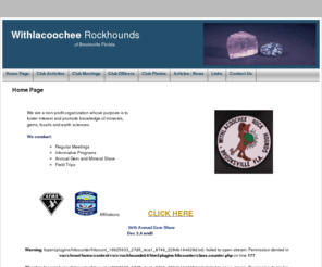 withlacoocheerockhounds.com: Home Page
