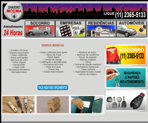 chaveiromoema.com.br: Chaveiro MOEMA 24 Horas - Ligue 11 2365-5133 - Abertura de autos, Residencias e Empresas, Chaves Automotivas, Chaves Residenciais, Chaves de Carro, Chaves de 
Automóveis, Chaves Codificadas ,Chaves em código, Chaves Residenciais, Chaves Keso, Chaves Multi-lock, Chaves de Cofre, Chaves Tubular, chaves Coloridas, Chave 
Multi-ponto, Chave Chapa, Chave, Chave canivete, Chave biométrica, Chave digital, Chave code, Abertura de residencia, Abertura de autos, Abertura de cofre, Chaveiro SP, Chaveiro 24 Hs
Chaveiro Moema 24 Horas, especializado em chaves automotivas, residenciais e cofres, aberturas e copias de chavers, instalação de fechaduras