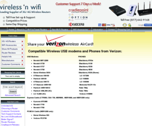 evdoverizon.com: Verizon
  Verizon - Wi-Fi Routers Non WiFi Routers WiFi Accessories Verizon AT&T Alltel Sprint T-Mobile Virgin Mobile Clear Canada Other International EVDO, 3G routers,wifi router,in-car internet, usb air card, mobile WiFi, Cradlepoint,travel router, travel wifi router, Cellular Modem, personal wifi hotspot, cradelpoint