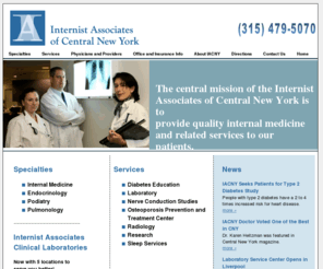 iacny.com: Internist Associates of Central New York Home
Home Page