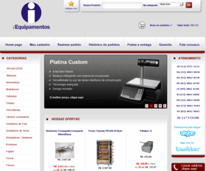 iequipamentos.com.br: Equipamentos para Restaurantes, Padarias, Bares, Açougues, Supermercados e Comércio em Geral - iEquipamentos
Equipamentos para Comércio em Geral: Restaurantes, Panificadoras, Bares, Casa de Carnes, Supermercados, Rostisseries, Docerias