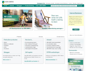 mkbnext.com: ABN AMRO Bank
Regel uw bankzaken eenvoudig online (Internet Bankieren: best getest) of vraag deskundig advies. Bekijk actuele koersen en lees het fusienieuws.