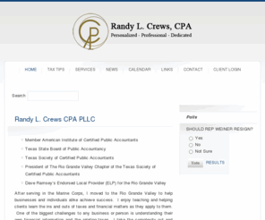 rgvcpa.biz: About Randy L. Crews
Randy L Crews CPA Mcallen Texas