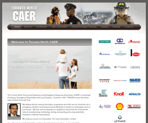 torontonorthcaer.com: Toronto North CAER
The Toronto North Community Awareness and Emergency Response Association (CAER) is comprised of Industry, Emergency Responders and Local Partners.