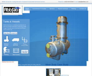 abbfab.co.uk: Abbfab Services Ltd - leading fabricators of pipework & associated mechanical services. Welding, Silencer Fabrication, Tanks & Vessels, Bolton and Manchester
Abbfab Services is a leading manufacturer of pressure vessels and tanks. We also have capabilities of welding a wide range of metals to high quality…