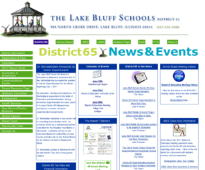 lb65.org: Lake Bluff District 65 - District 65 News
Home page for Lake Bluff District 65