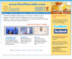 oceanparkpharmacy.com: Peninsula Pharmacies
Peninsula Pharmacies Inc., compounding pharmacy,  serving Long Beach, Ilwaco, Ocean Park, Raymond and Willapa Bay