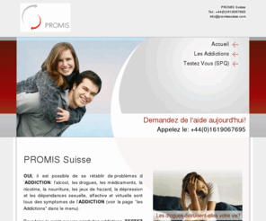 promissvizzara.com: PROMIS Suisse | Centre de Soins | Traitement des Addictions
Centre de traitement d'addictions. Programmes et thérapies spécialisés pour vous. Confidentialité assurée.