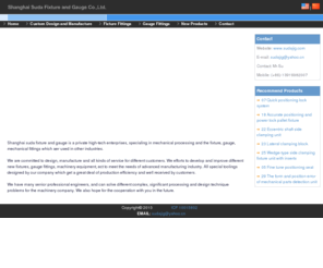 sudajig.com: Shanghai Suda Fixture and Gauge Co.,Ltd.
Shanghai Suda Fixture and Gauge Co.,Ltd.
