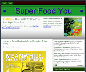 superfoodyou.com: Super Foods Longevity Diet
Super Foods Longevity Diet