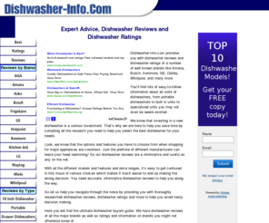 dishwasher-info.com: Dishwasher-Info.com -- Dishwasher Reviews and Dishwasher Ratings
At Dishwasher-Info.com, you'll find dishwasher ratings and dishwasher reviews to help you make an informed decision.