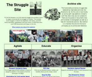 struggle.ws: Social Struggles in Ireland for women rights the
   environment globalisation and against racism.  News of
   protests
