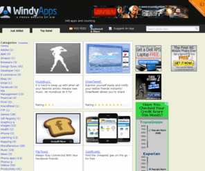 adobeairapps.com: WindyApps - Adobe Air Application Database
The #1 resource for all adobe air apps and applications. Updated Daily. Submit your Adobe Air App today!