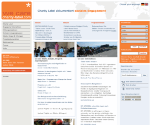 donationlabel.com: we care - charity-label.com
Die neue Internetpräsentation von Charity Label dokumentiert soziales Engagement von Unternehmen, Hilfsorganisationen, Schulen und Bürgern