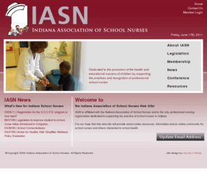 inasn.org: Indiana Association of School Nurses
IASN is affiliated with the National Association of School Nurses and is the only professional nursing organization dedicated to supporting the practice of school nurses in Indiana. 