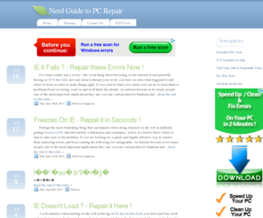 nerd-on.com: Nerd Guide to PC Repair
Help Us Nerds Find PC Tips and Cool Computer Accessories