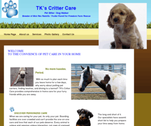 tkcrittercare.com: Home Page
Home Page