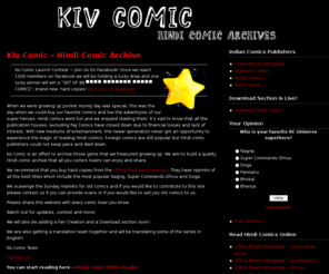 kivcomic.com: Hindi Comics Online Archive - Kiv Comic
Read Hindi Comics and Download Hindi Comics. You can find Manoj Comics, Raj Comics, Tulsi Comics, Diamond Comics, King Comics and more.