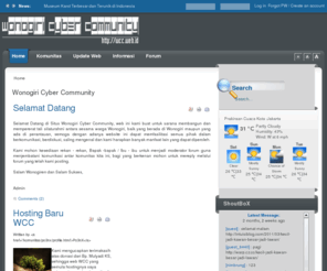 wcc.web.id: Wonogiri Cyber Community
Komunitas Cyber Warga Wonogiri Jawa Tengah