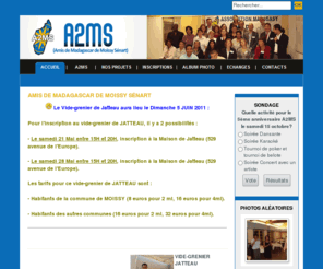 a2ms.org:  	 Amis de Madagascar de Moissy Sénart
A2MS Amis de Madagascar de Moissy Sénart