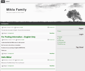 miklafamily.com: Mikla Family
Are you a part of this tree?