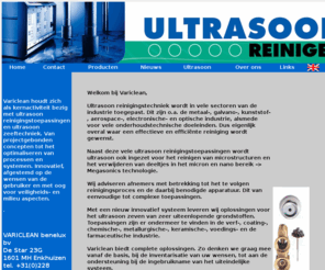 ultrasoonzeven.com: Welkom bij Variclean benelux
Ultrasoon reinigingsoplossingen