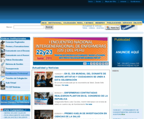 cep.org.pe: CEP  | Colegio de Enfermeros del Perú
Sitio Web oficial del Colegio de Enfermeros del Perú
