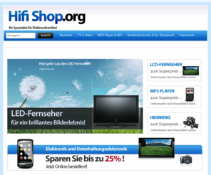 hifi-shop.org: Hifi-Shop
Top Elektronik zum Schnäppchenpreis kaufen!